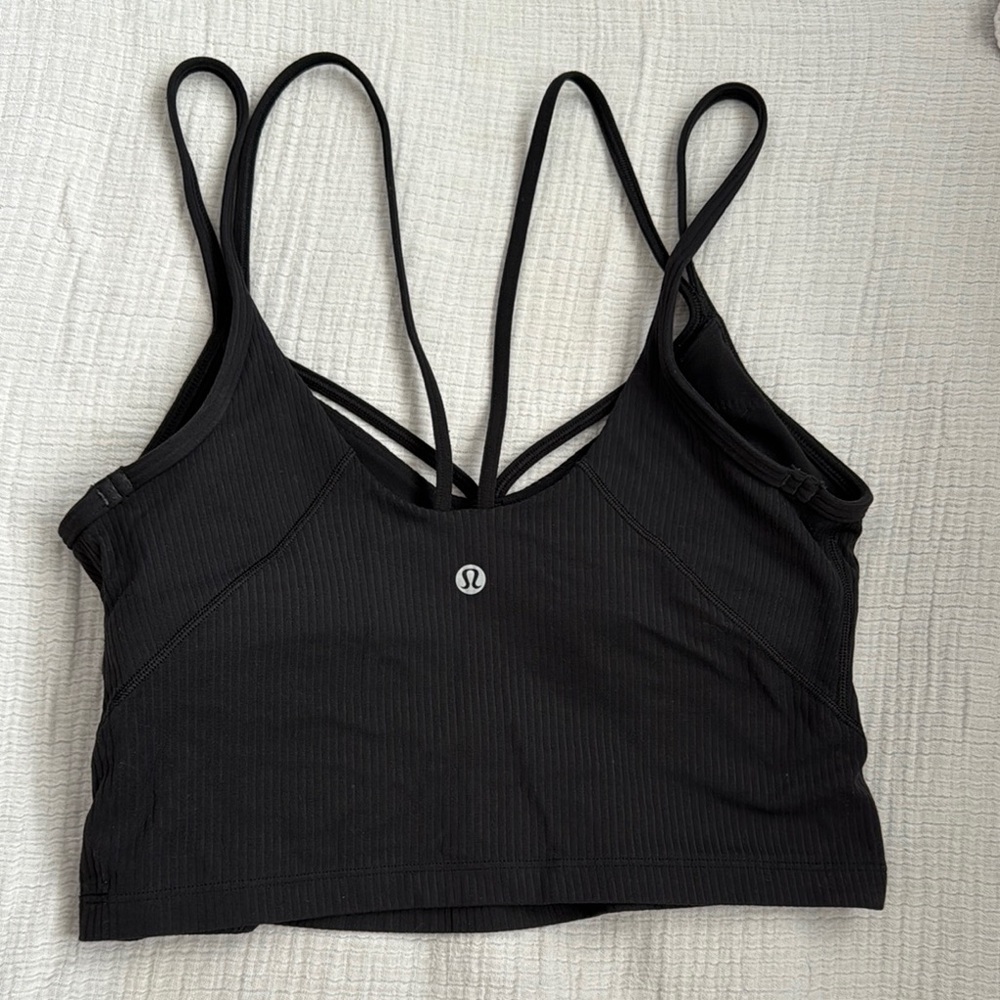 lululemon Align™ Strappy Ribbed Tank Top Black- size 6